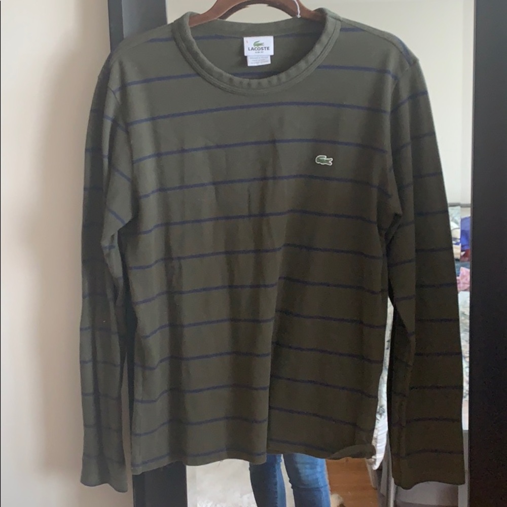 Lacoste • Men’s Striped Long Sleeve Size 5(M)